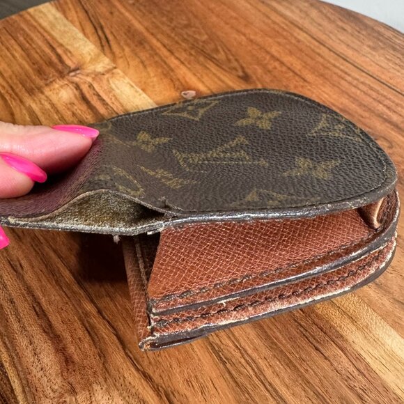 Louis Vuitton Monogram Cuvette Coin Case Vintage Petite Wallet - Picture 14 of 14